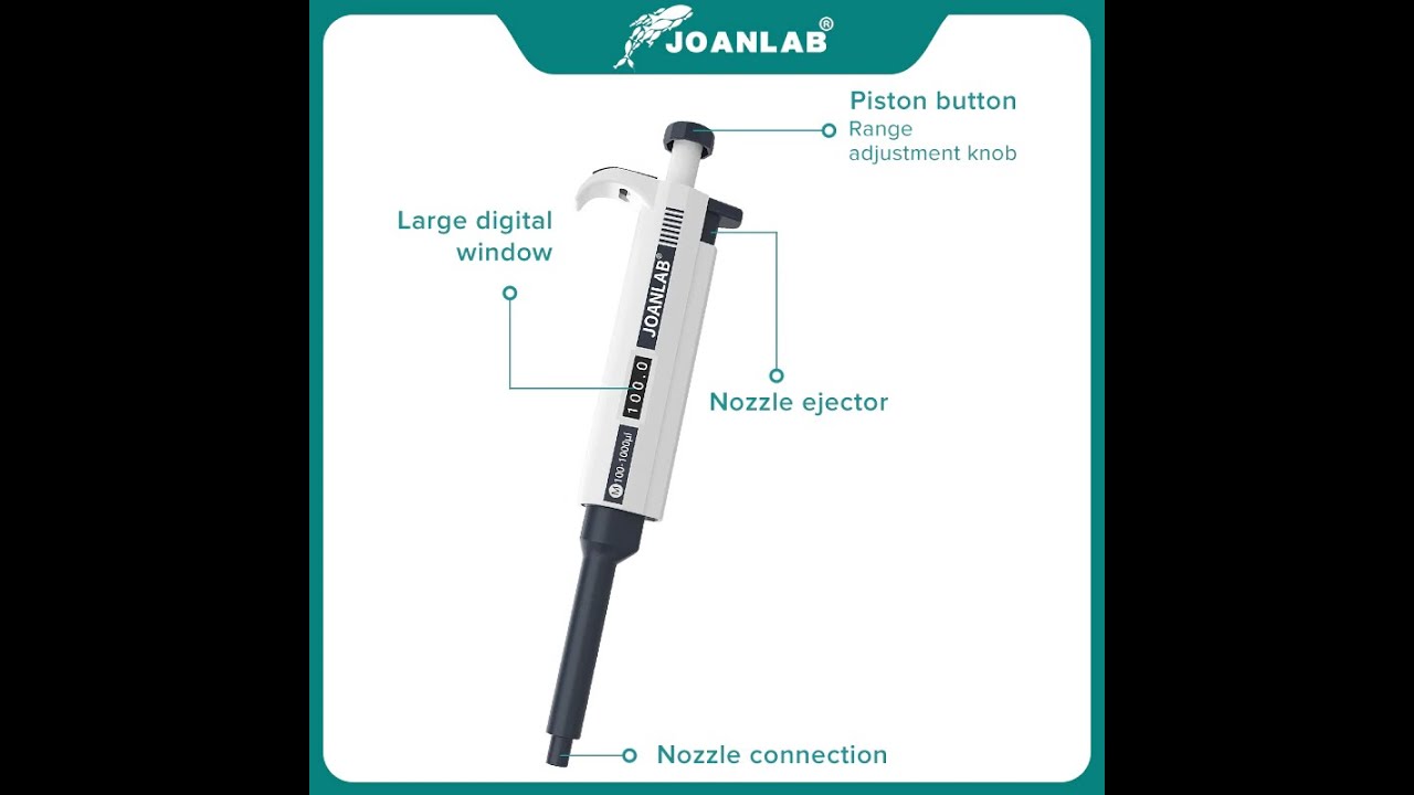 Adjustable Micropipette | Laboratory Equipment | Variable Volume Pipettes 0.1ul-10ml #shorts