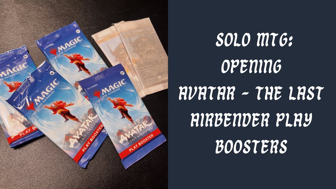 Solo MTG: Открываем бустеры по мотивам «Аватара: Легенда об Аанге» | Переносим Magic Mondays на P...