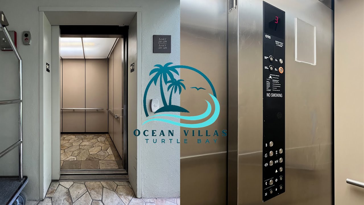 RARE Find! OTIS Series 5 NEL Hydraulic Elevator - Ocean Villas at Turtle Bay - Kahuku, HI
