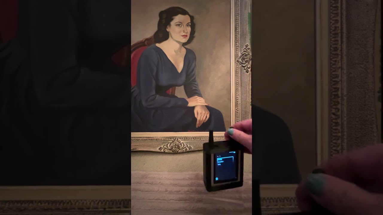 Portrait of Dorothy Ovilus V session with Katniss on guard. 