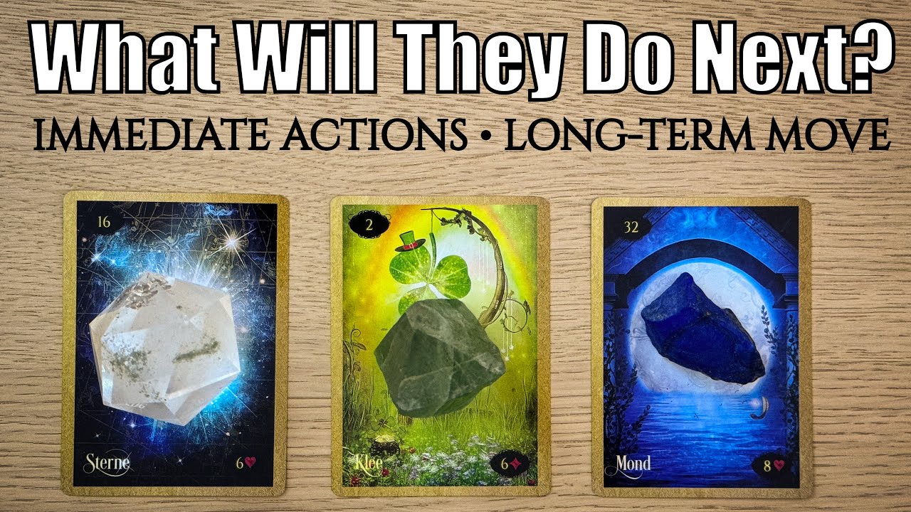 🌌💫 WHAT WILL THEY DO NEXT? 🕯️💭✨ IMMEDIATE ACTIONS • LONG-TERM MOVE 🧭🎴🪐Pick-A-Card | Timeless Reading