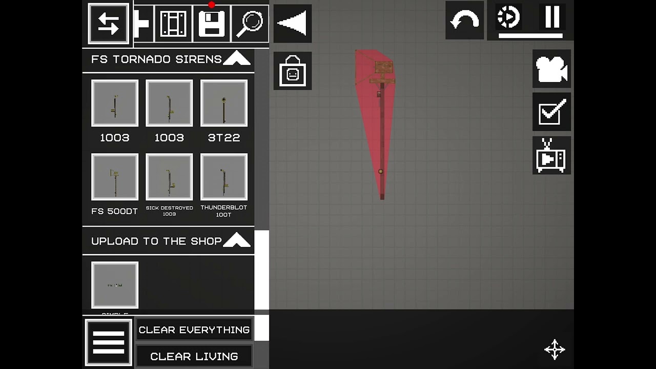 Working tornado sirens in melon sandbox