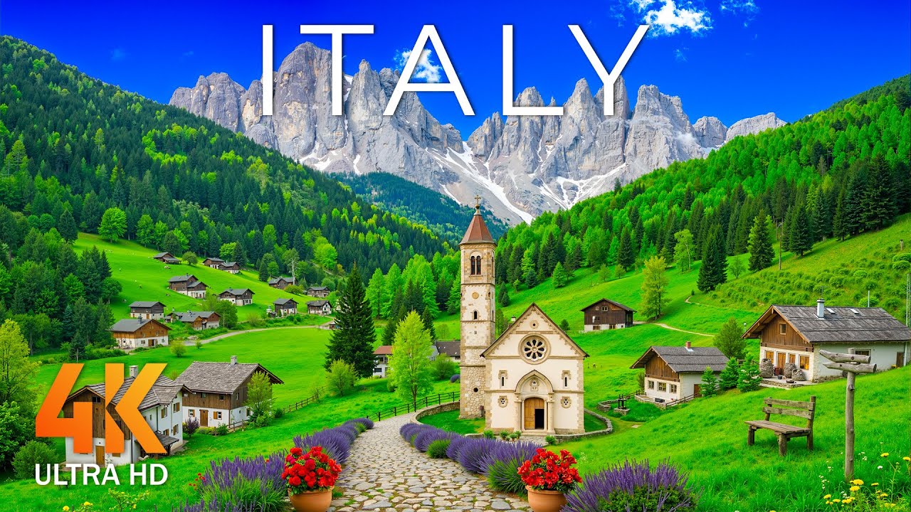 Italy 4K | Timeless Beauty of Europe – Coastlines, Villages & Iconic Landscapes