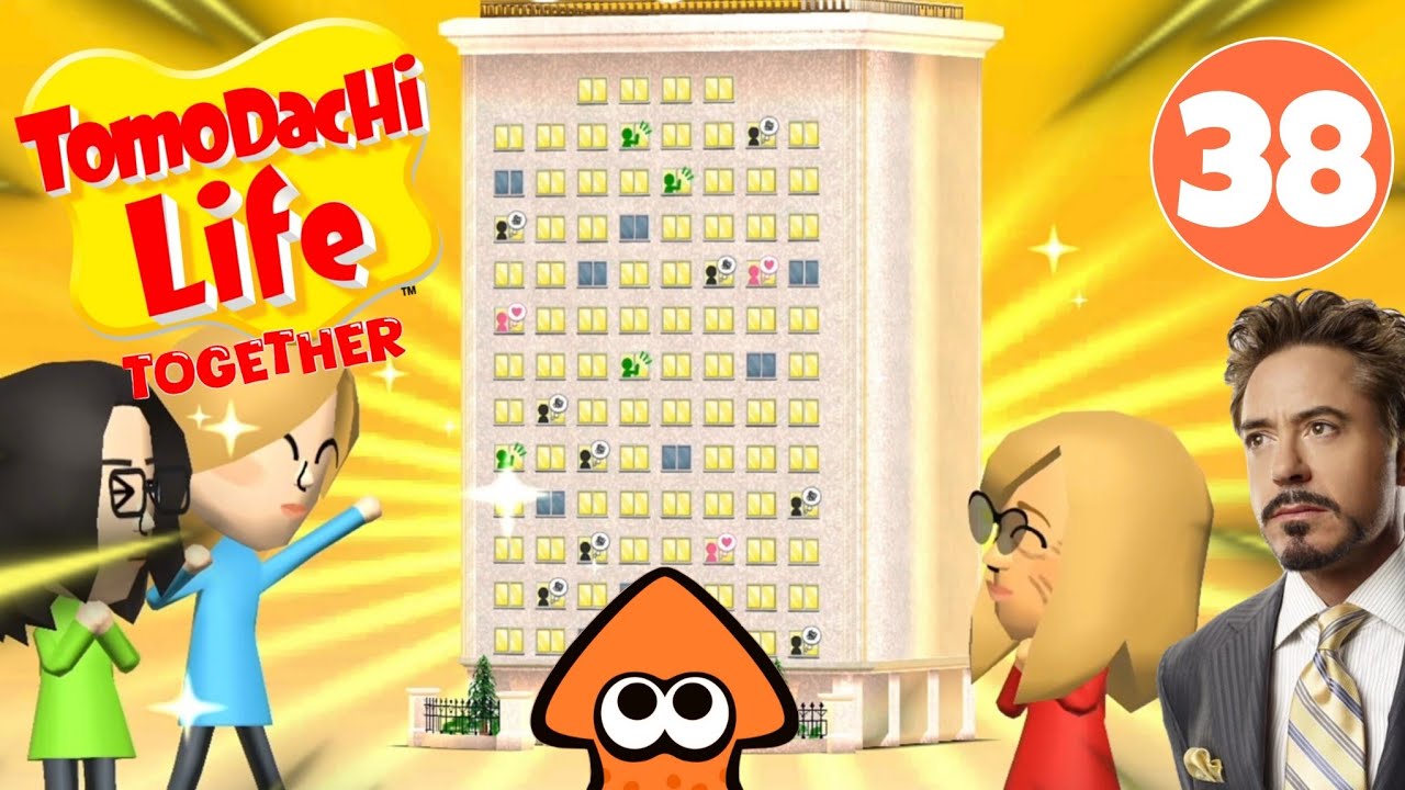 TOMODACHI LIFE TOGETHER❤️ 38: LUXUS APARTMENT freigeschaltet‼️Tony Stark & Inkling Girl ziehen ein🤟🏻