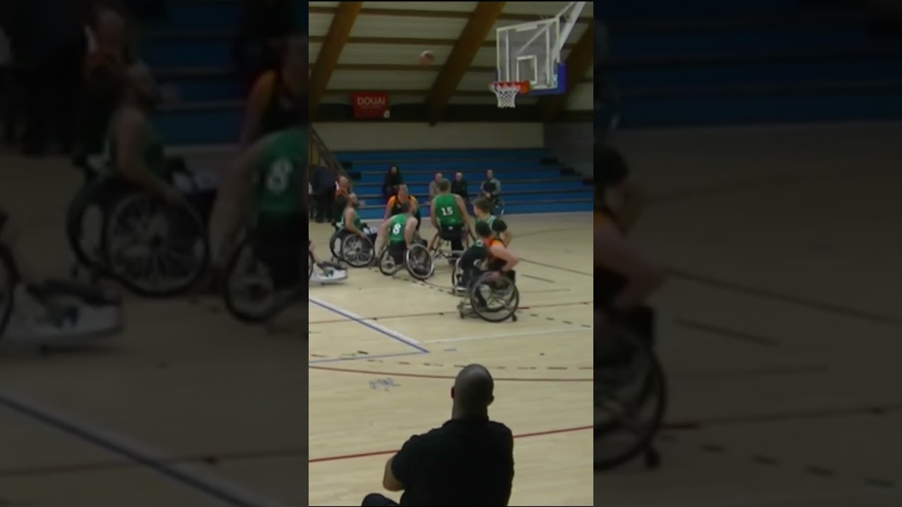 Revivez les temps forts du match Handibasket - Tiger's Douai vs Handisport For&eacute;ziers #basketfauteuil