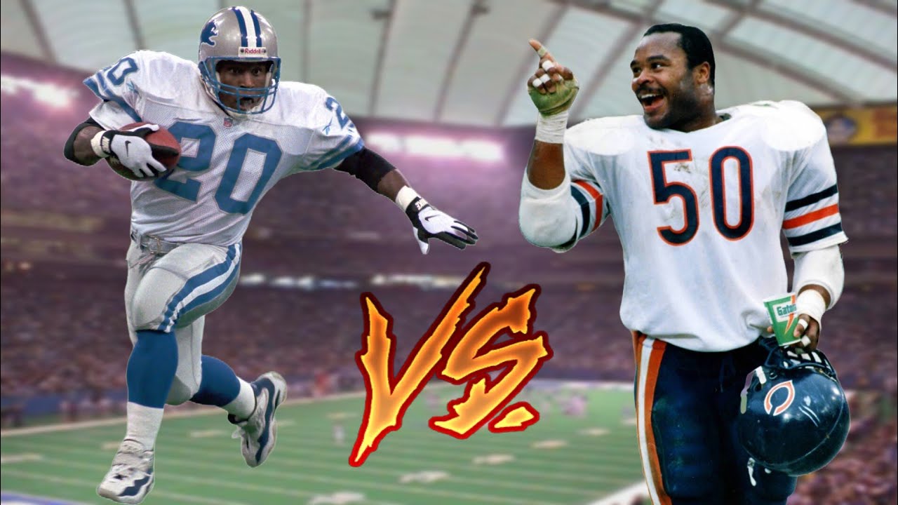 Barry Sanders vs Mike Singletary (1989 wk 3) | RB vs LB Matchup