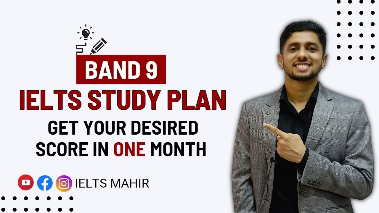 One Month IELTS Study Plan for IELTS Preparation | IELTS Mahir |