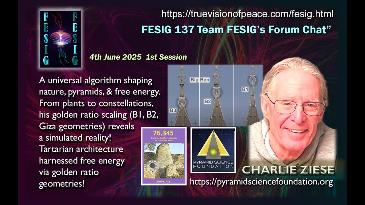 FESIG137 Charlie Ziese : "Hidden Secrets of the Golden Ratio" 4Jun25