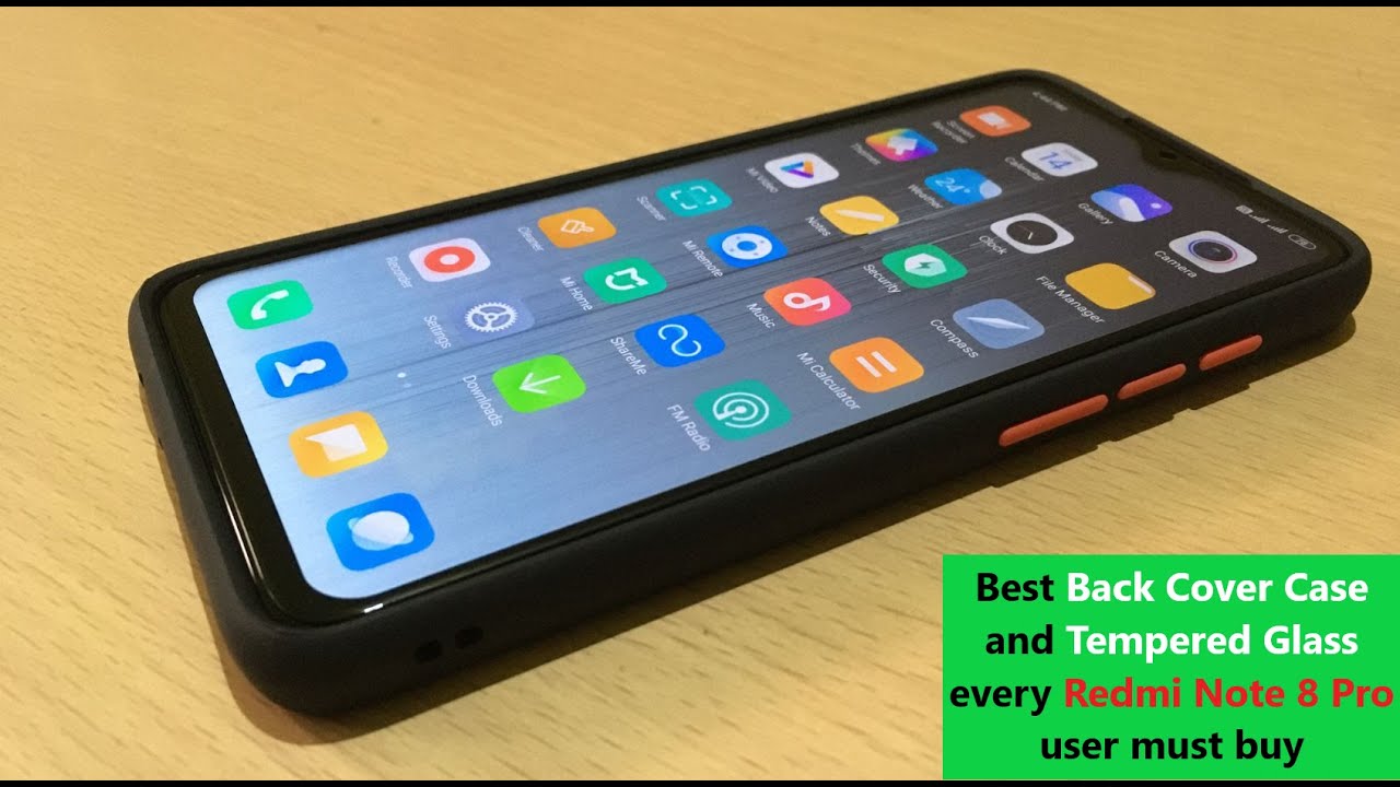 Best Back Cover Case and Tempered Glass every Redmi Note 8 Pro user must buy