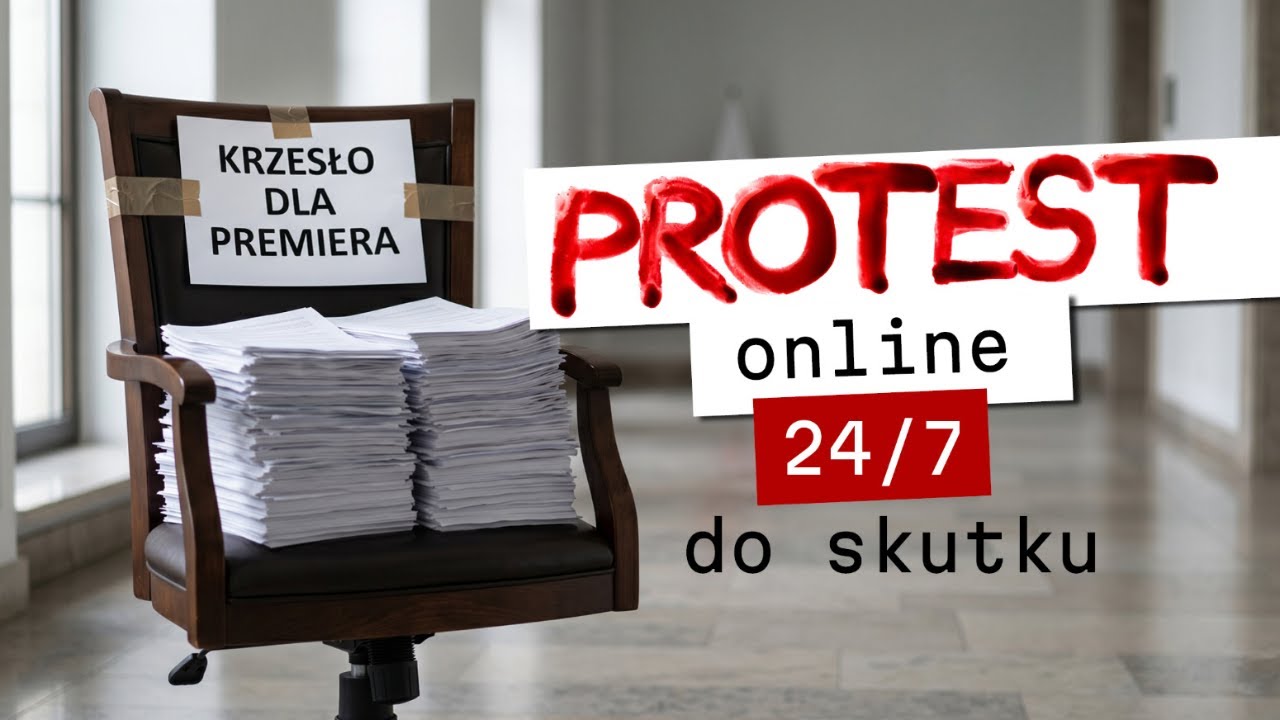 🔴 PROTEST 24/7: #PusteKrzesło | Autism Rights Protest: Waiting for Polish PM