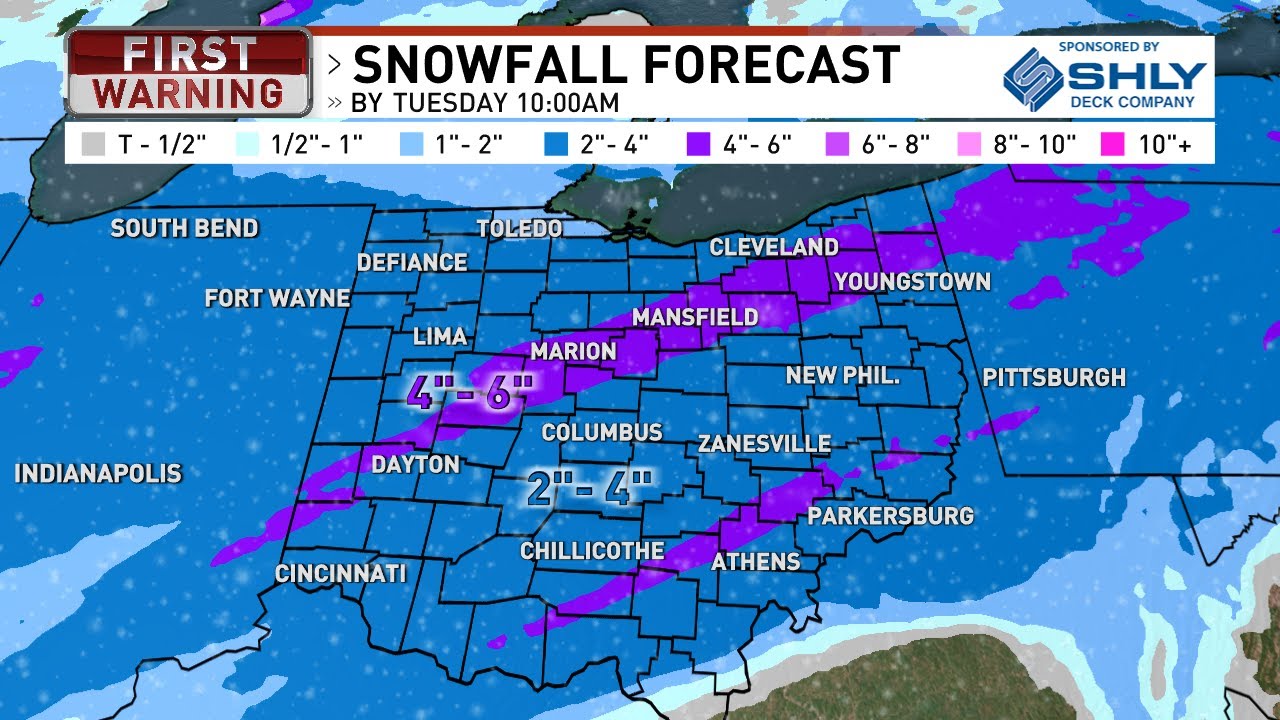 Central Ohio Weather: Snow is on the way