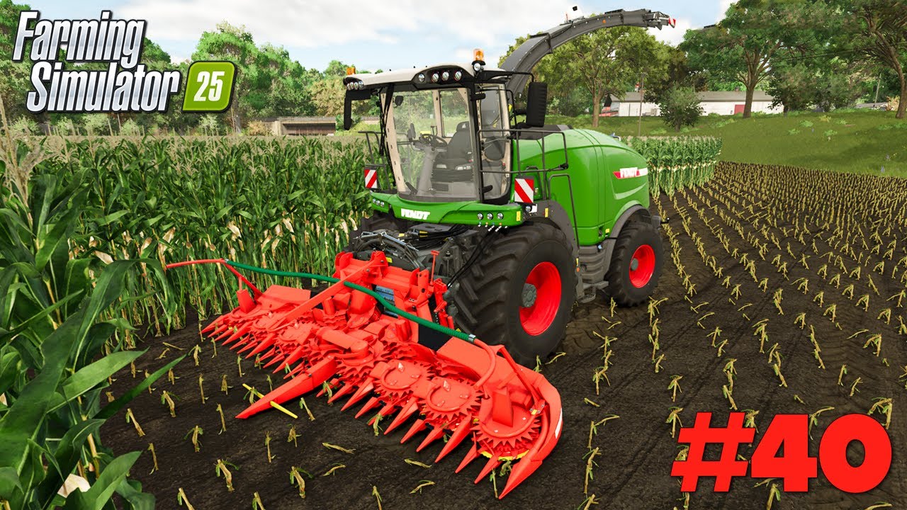 KOSZENIE KUKURYDZY NA KISZONKĘ - Farming Simulator 25 | #40