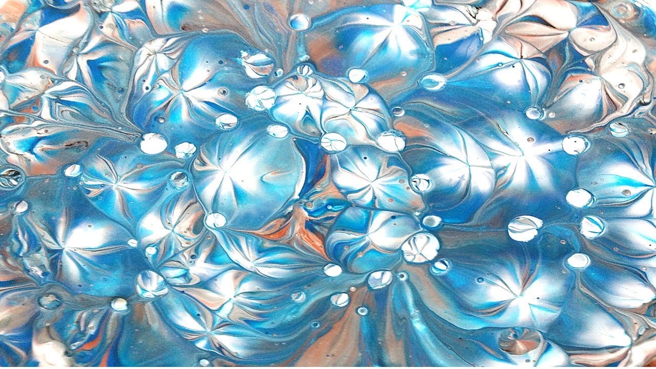 4 Acrylic Flow Art Pour Techniques - Part 3 of 3