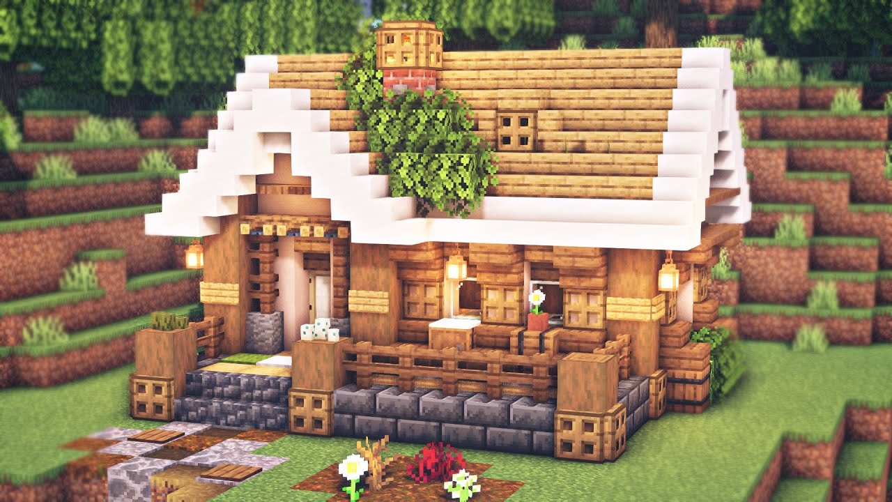 Minecraft | How to Build an Aesthetic Cottage Tutorial