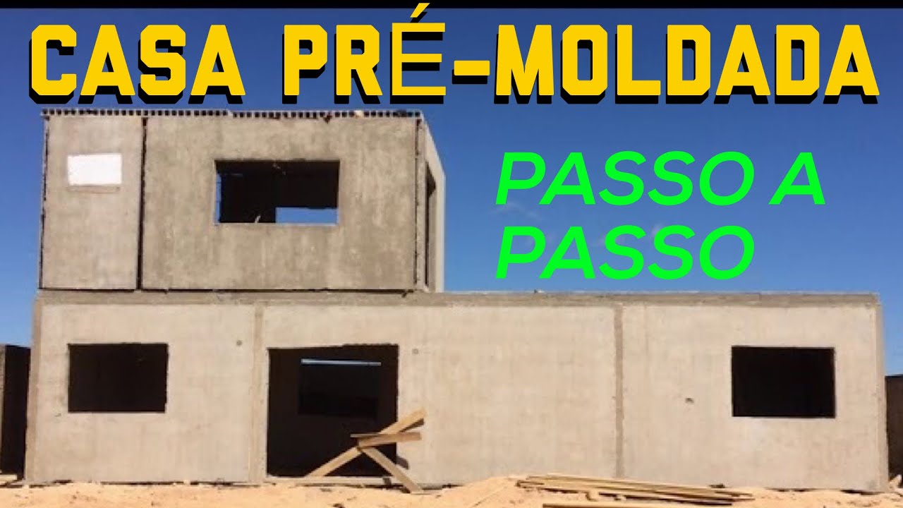 CASA PRE FABRICADAS NO BRASIL BARATA E RÁPIDA - Ep 05 - Construir casa pré moldada Brasília DF