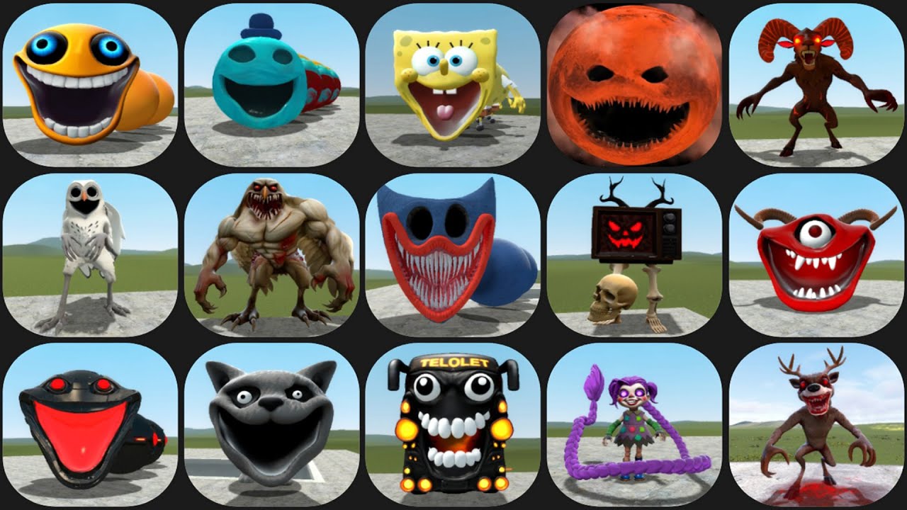 Hungry Smiley,RONG RENG MARA ROSO BUS IRENG,LILY LOVE BRAIDS,Hungry Omnidroid,Hungry Worm,Gmod