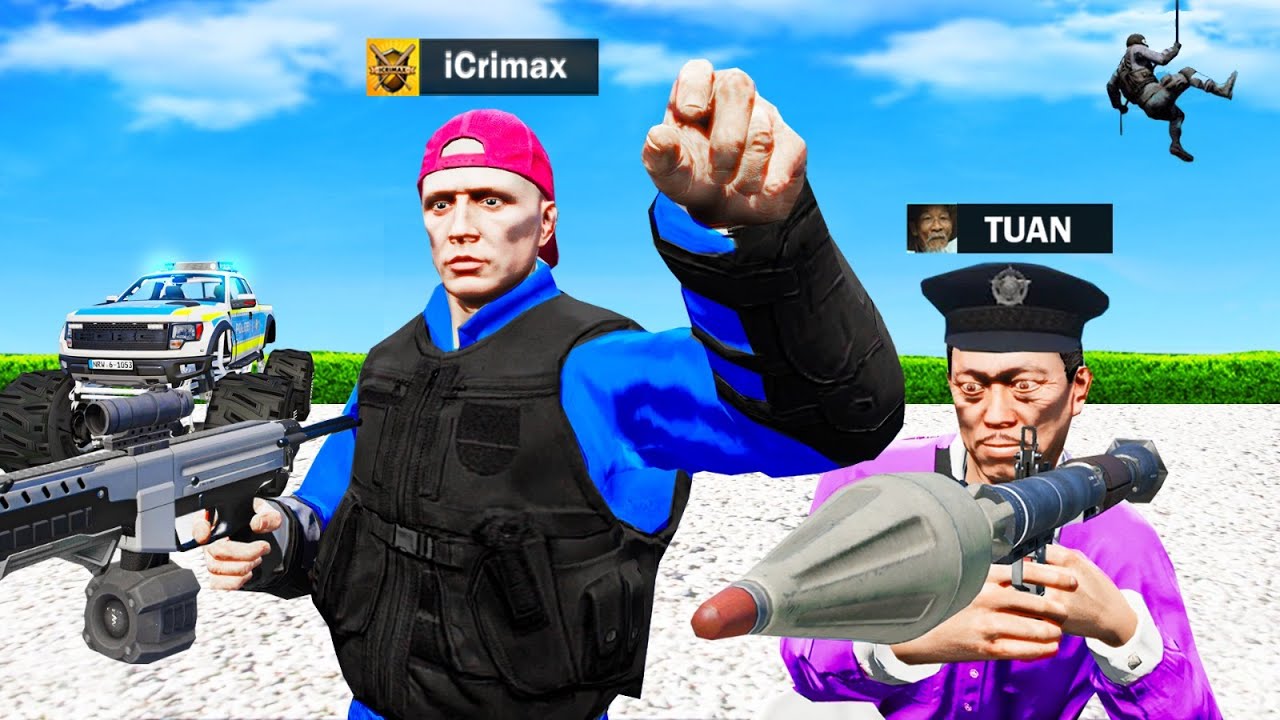 ICRIMAX & TUAN arbeiten als POLIZEI in GTA 5 RP!