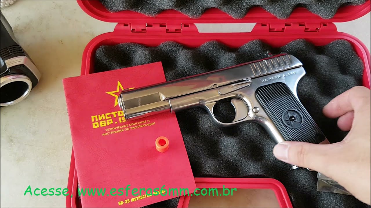 Airsoft - Tokarev SR-33 SRC GBB 6mm - E&G Comércio