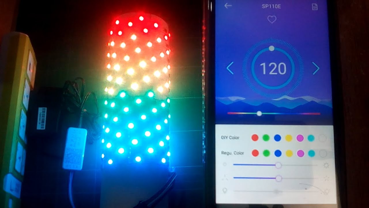 SP110E (Bluetooth) setup for LED Strips WS2811 (DC12V.)