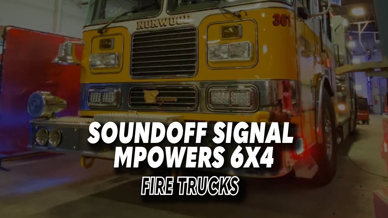 Norwood FD | SoundOFF Signal mPowers 6x4 | 10-75 Emergency Vehicles