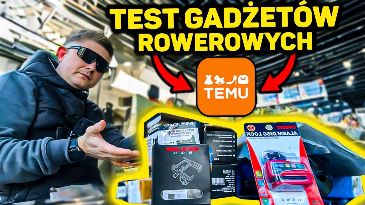 TEST GADŻETÓW ROWEROWYCH Z TEMU !!