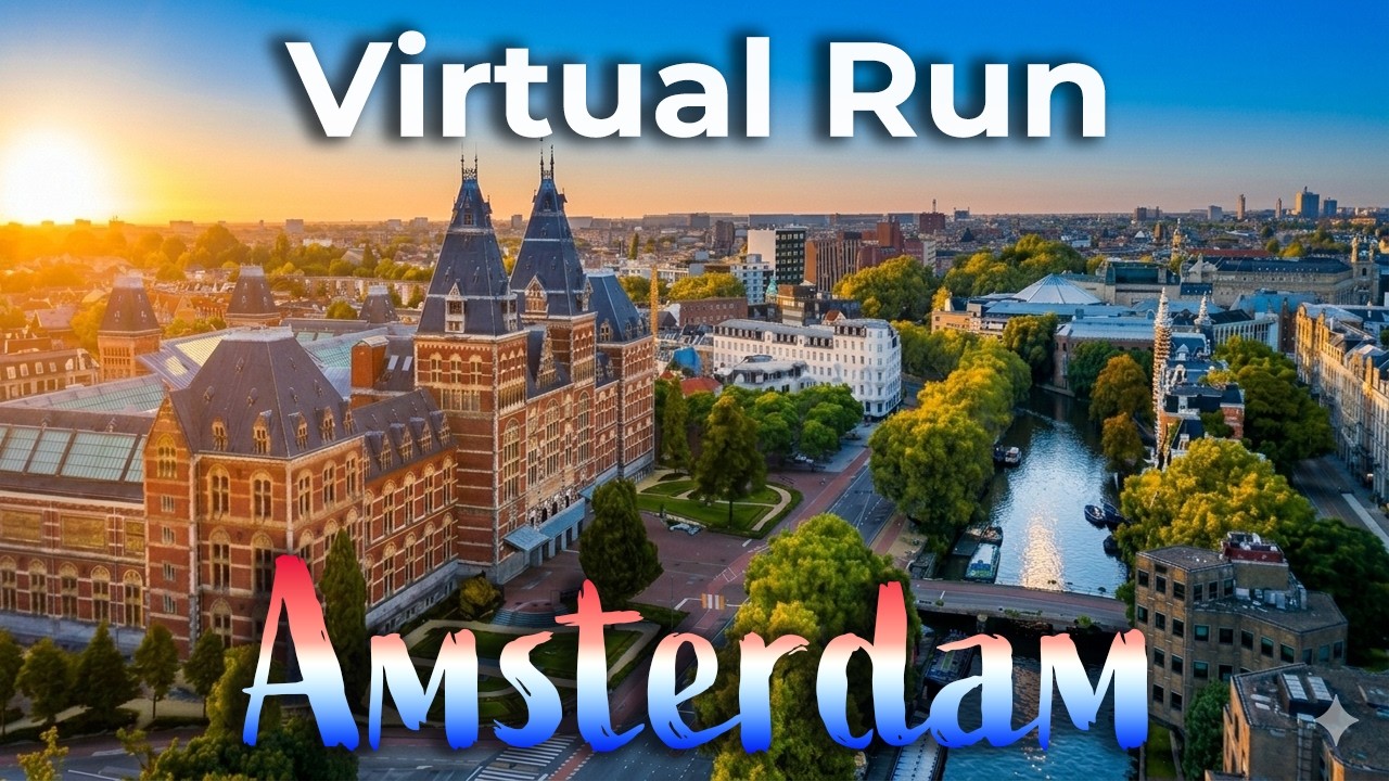 Virtual Running in Amsterdam アムステルダム走ってみた