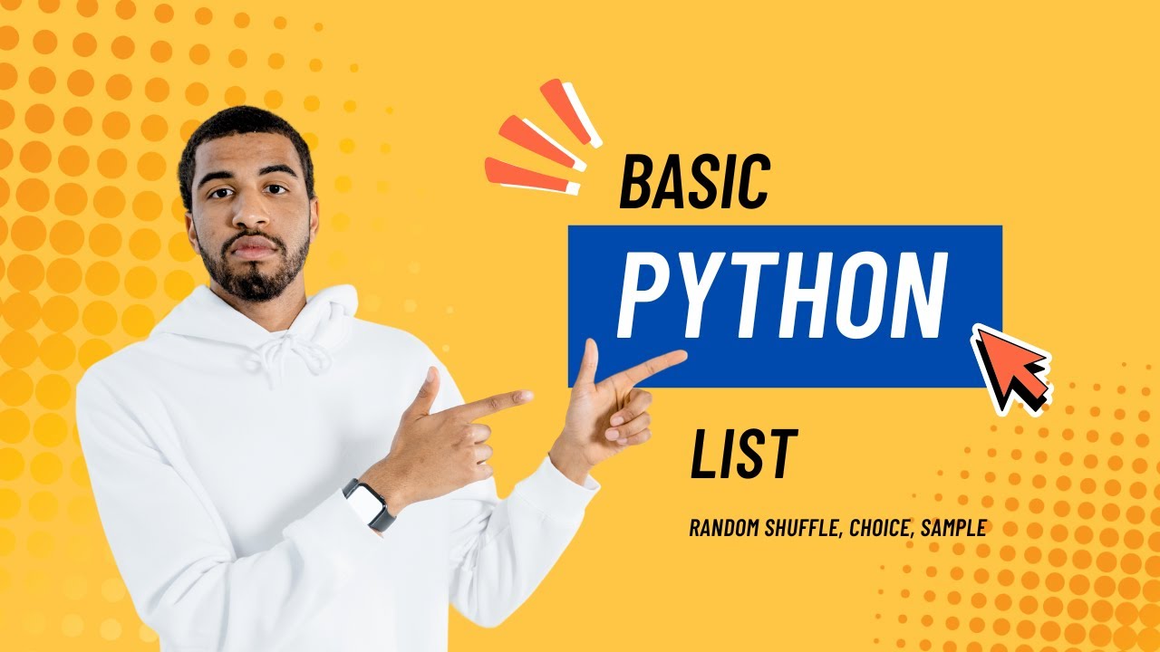 Python Beginner Series #22 | List Choice, Sample & Shuffle (Random Library Explained)