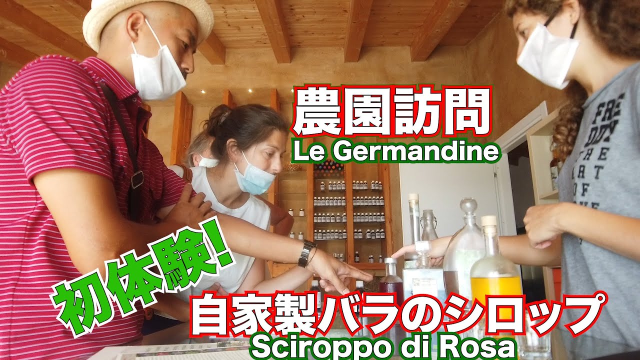 【Agriturismo】自然いっぱい農園体験アグリツーリズモで極上バラのシロップ発見！ 《45歳なんでも屋 イタリア田舎暮らしの休日》