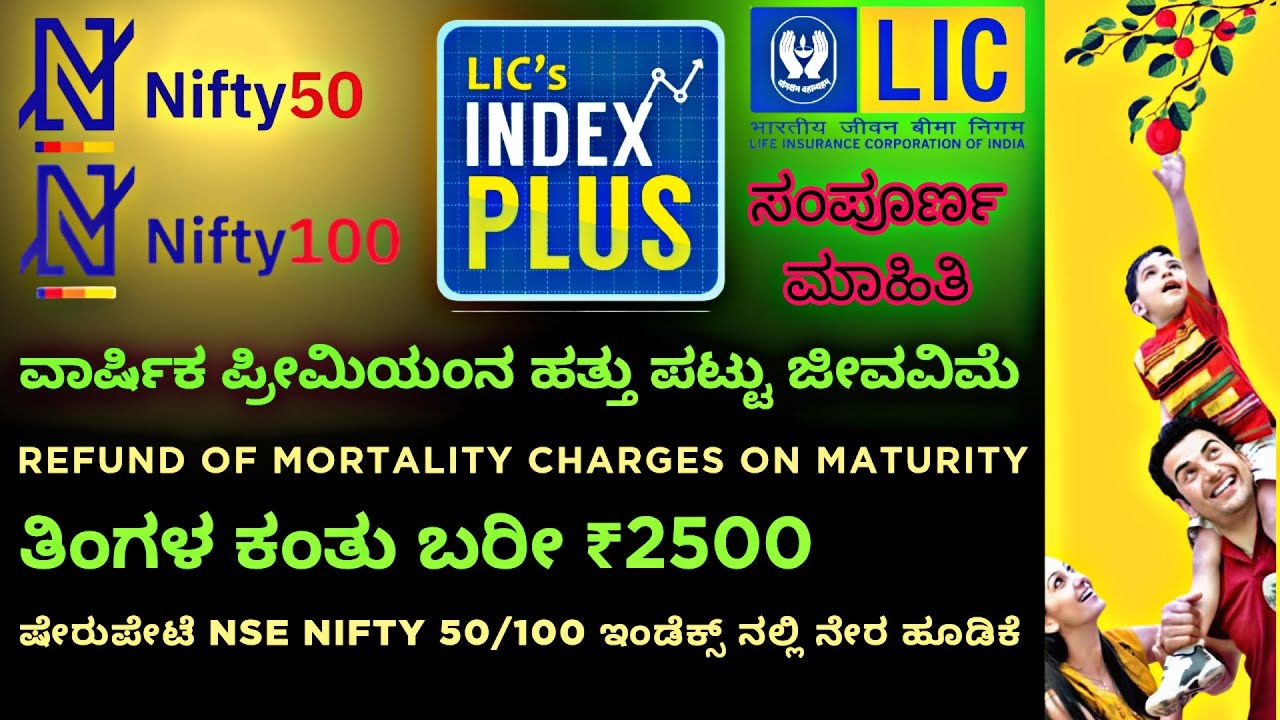 ಎಲ್ಐಸಿ ಇಂಡೆಕ್ಸ್ ಪ್ಲಸ್ | LIC Index plus plan 873 in Kannada