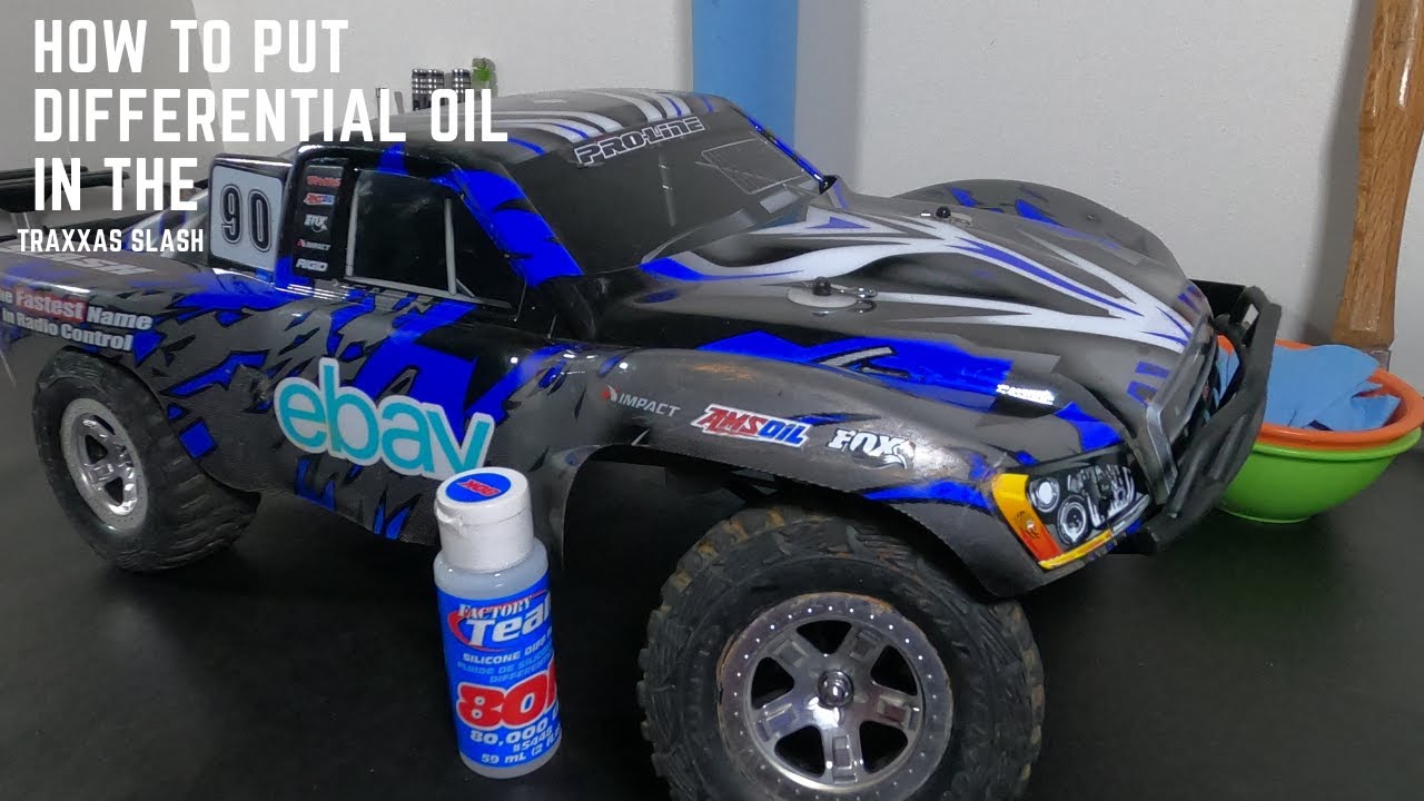 How to change the diff oil in the traxxas slash.