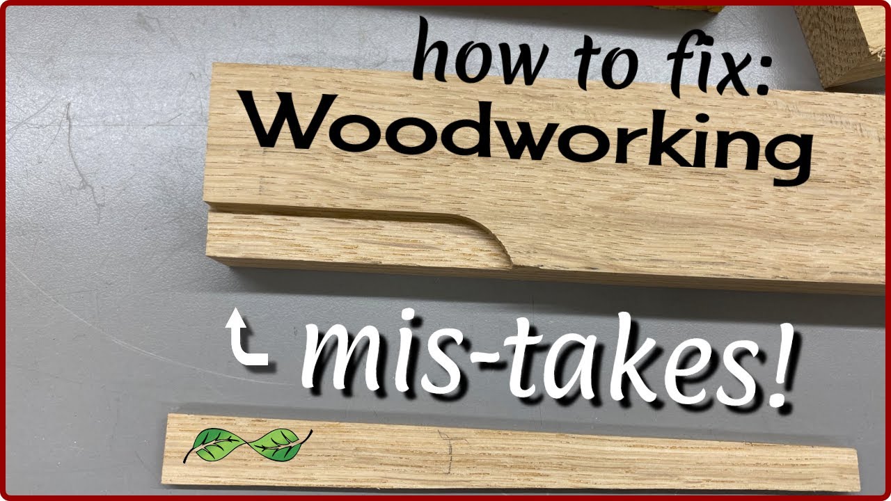 Woodworking Mis-takes, take 1