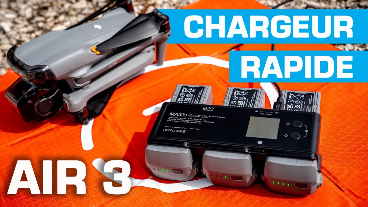 CHARGEUR BATTERIE ULTRA RAPIDE pour le DJI AIR 3 (ISDT MA331)