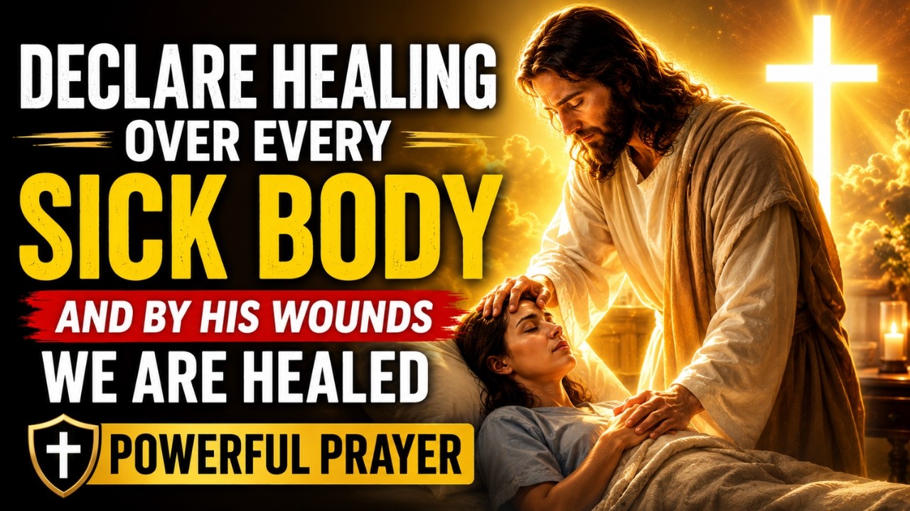 DECLARE Healing Over Every Sick Body and By His Wounds We Are Healed &mdash; Powerful PRAYER.