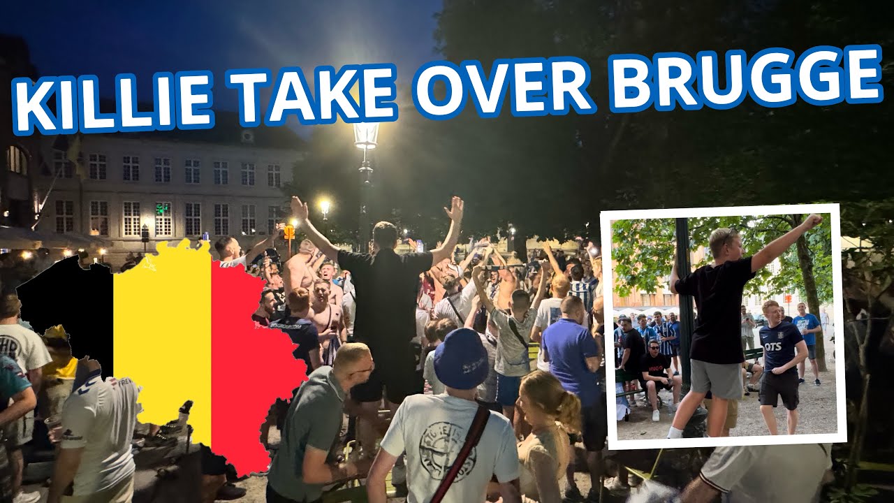 KILLIE FANS TAKE OVER BRUGGE! 🇧🇪