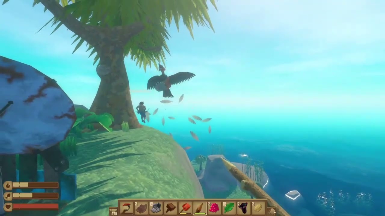 Charborg Streams - Raft: PUSHING MY FRIENDS INTO THE OCEAN 🌊