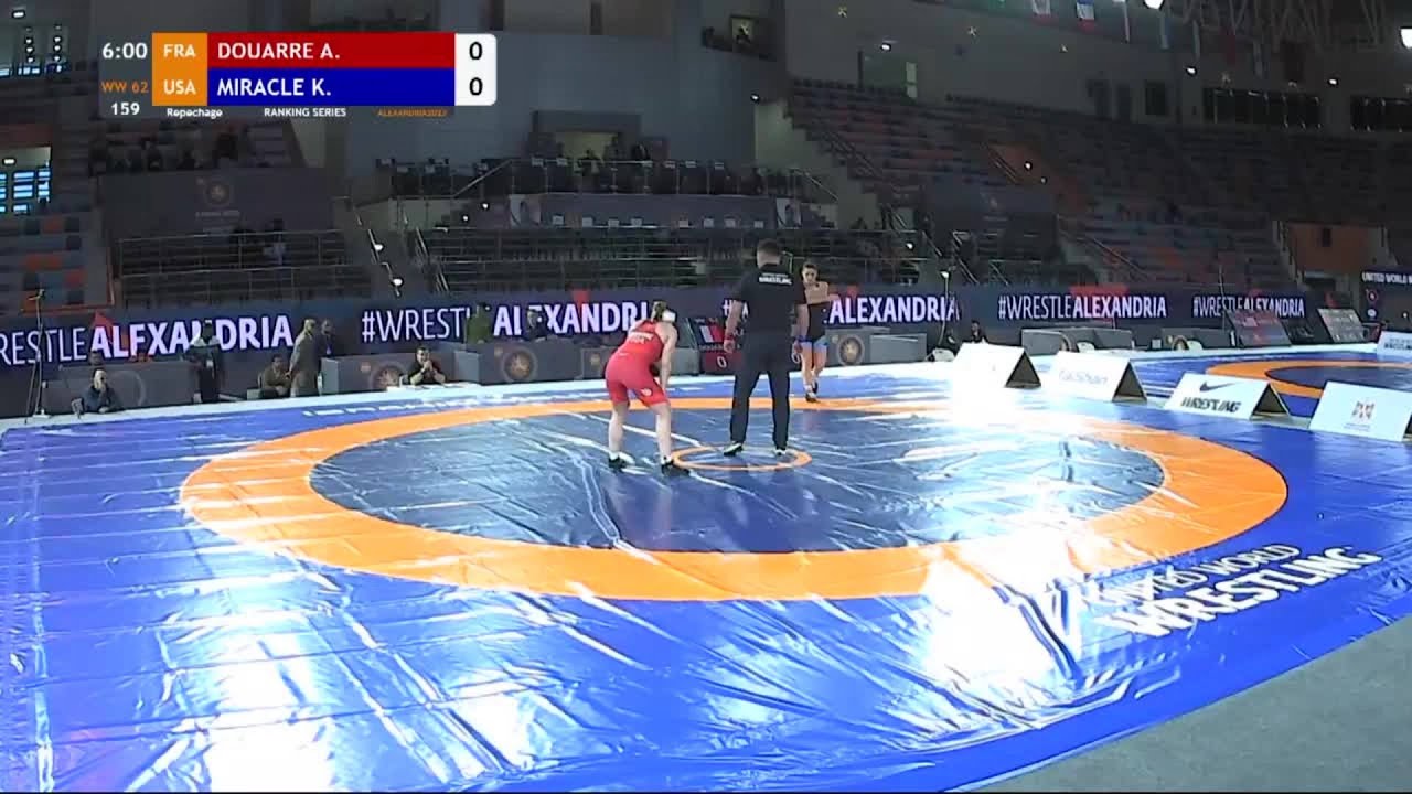 Repechage &bull; WW 62Kg &bull; Ameline DOUARRE (FRA) vs. Kayla Colleen Kiyoko MIRACLE (USA)