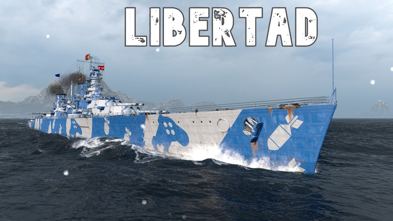 Libertad : 352K Damage - World of WarShips.