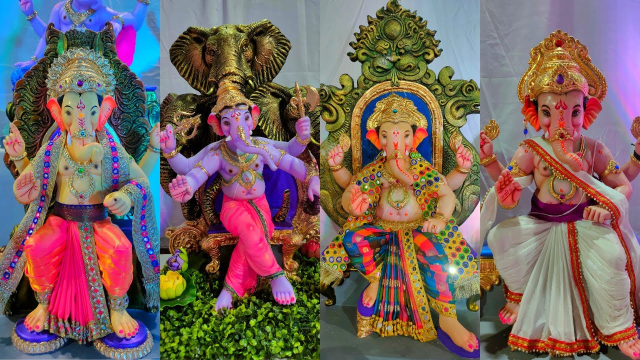 2021 New Beautiful Ganpati idols in Chinchpokli at Sahil Arts | 2021 Ganpati | Mumbai Cha Ganpati