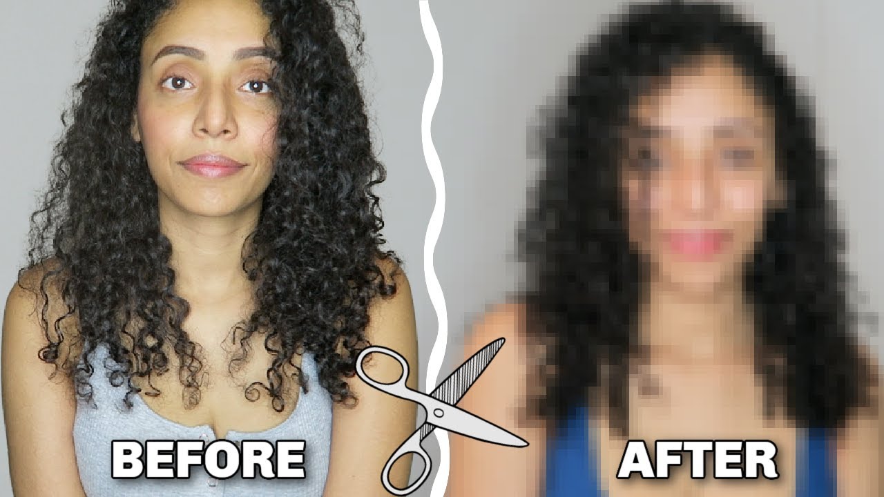 HOW TO CUT CURLY HAIR AT HOME & DIY CURLY LAYERS