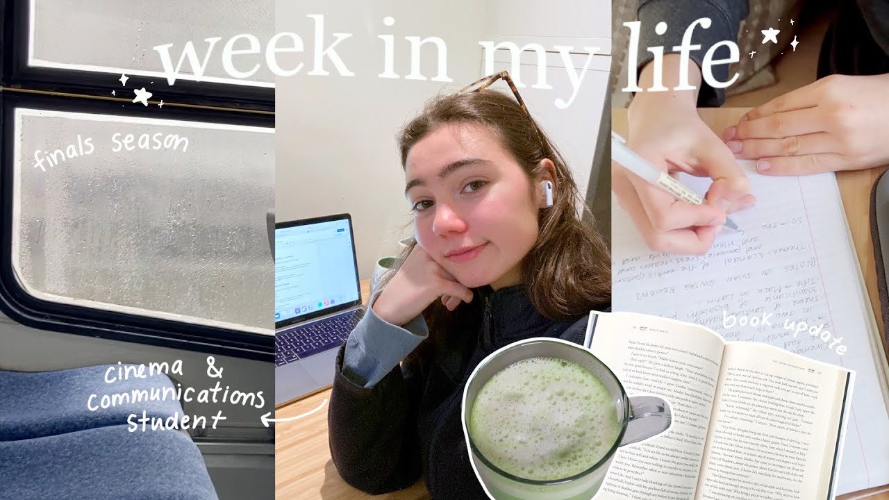 study diaries | week in my life, finals season & book update