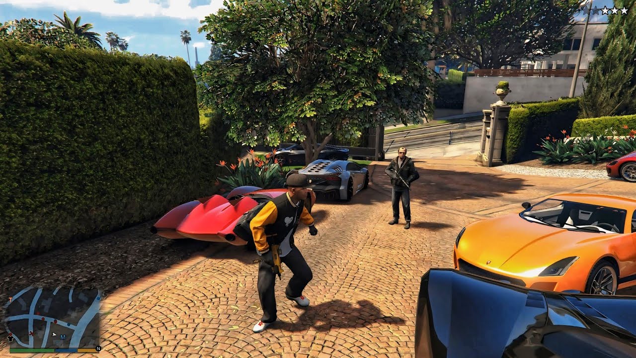 Gta V Enchanted - Franklin and Trevor Team Up… But the Police Are Right Behind Them