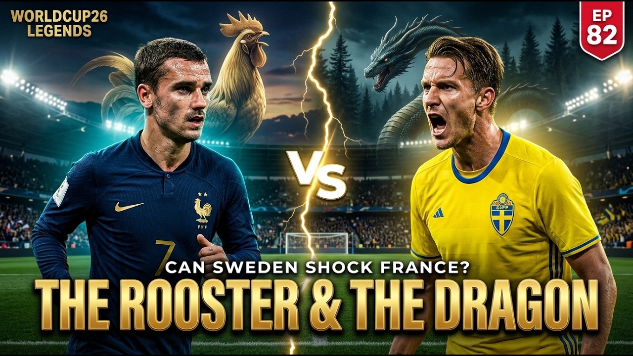 France vs Sweden: The Rooster and the Dragon &mdash; WorldCup26 Legends Ep.82