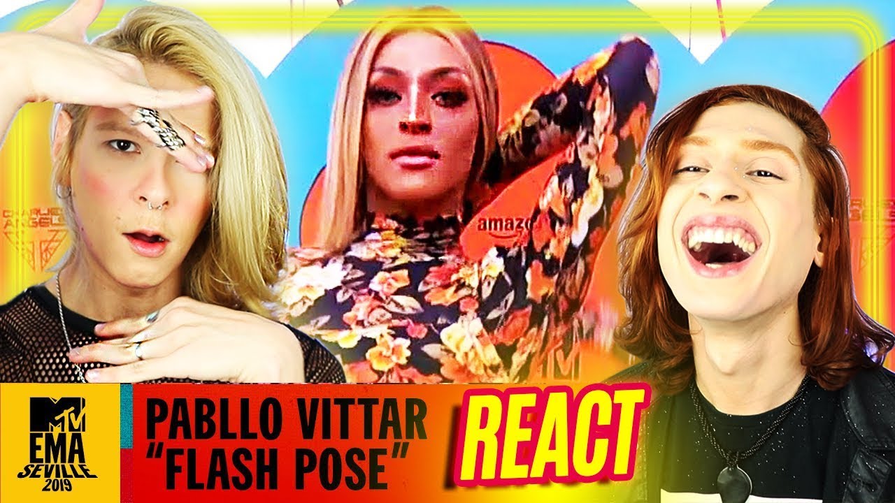 QUE CLOSE! PABLLO VITTAR no MTV EMA com 'FLASH POSE' AO VIVO (Live) REACT | Acorda, Berenice!