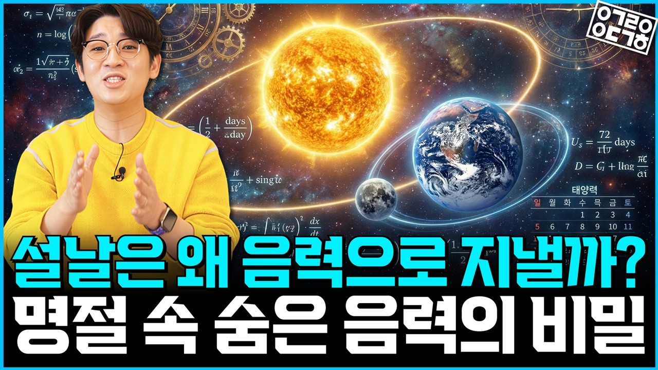 왜 설날 날짜는 매년 제멋대로일까? 음력은 사실 '달'만 보는 달력이 아니다 (태음태양력의 반전)