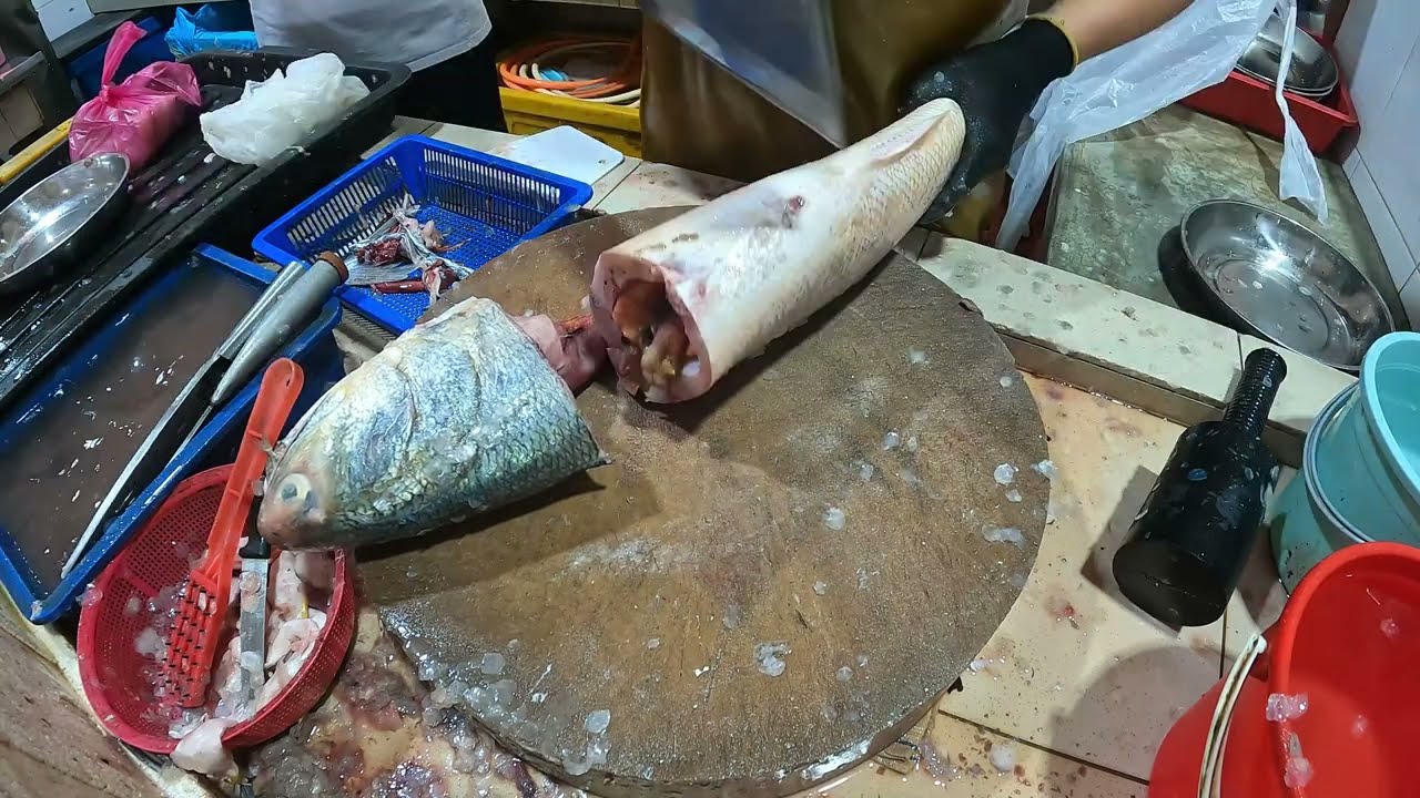 Satisfying Fish Cutting Skills | Professional Seafood Processing & Knife Techniques