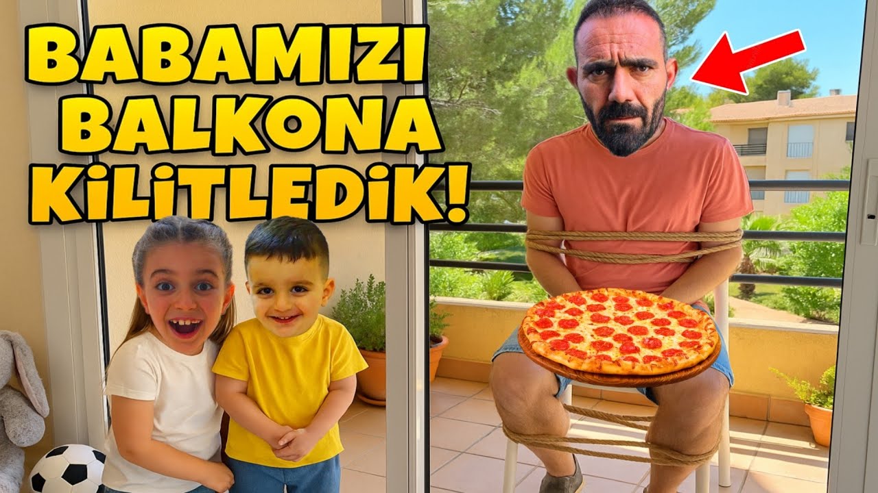 POYRAZ ELİF BABASINI BALKONA KİLİTLEDİ!!