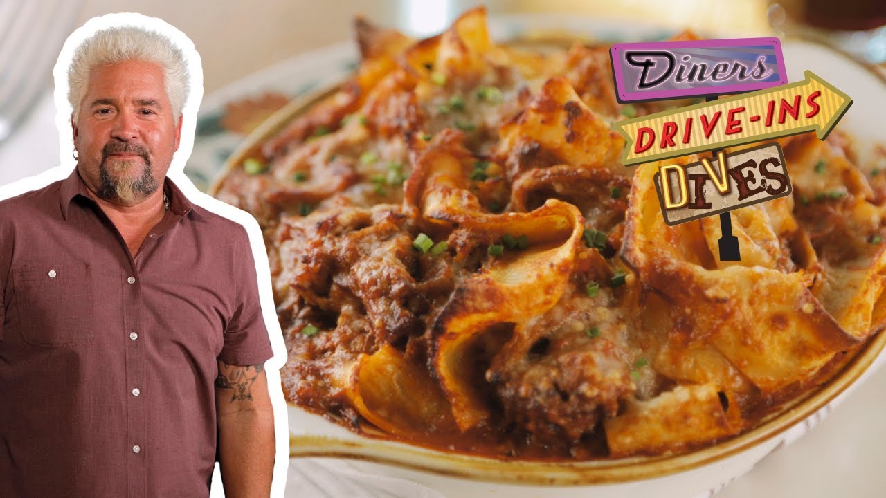 Guy Fieri Eats LEGIT Italian Homemade Pasta in Chicago | Diners, Drive-Ins and Dives | Food Network
