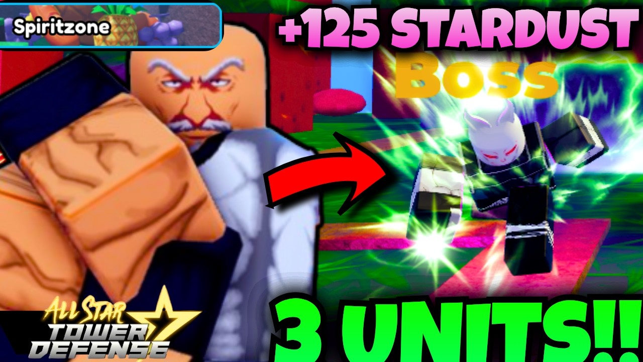 SPIRIT ZONE 3 UNITS + NETERO 7 STAR NO ALL STAR TOWER DEFENSE ROBLOX