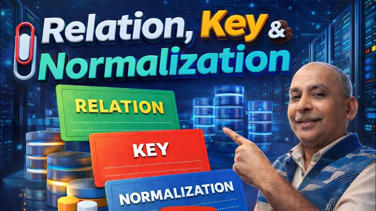 Relation, Key & Normalization in DBMS | JAC Board | Important for Exam @arvindkumar-nl5nk #jacboard 