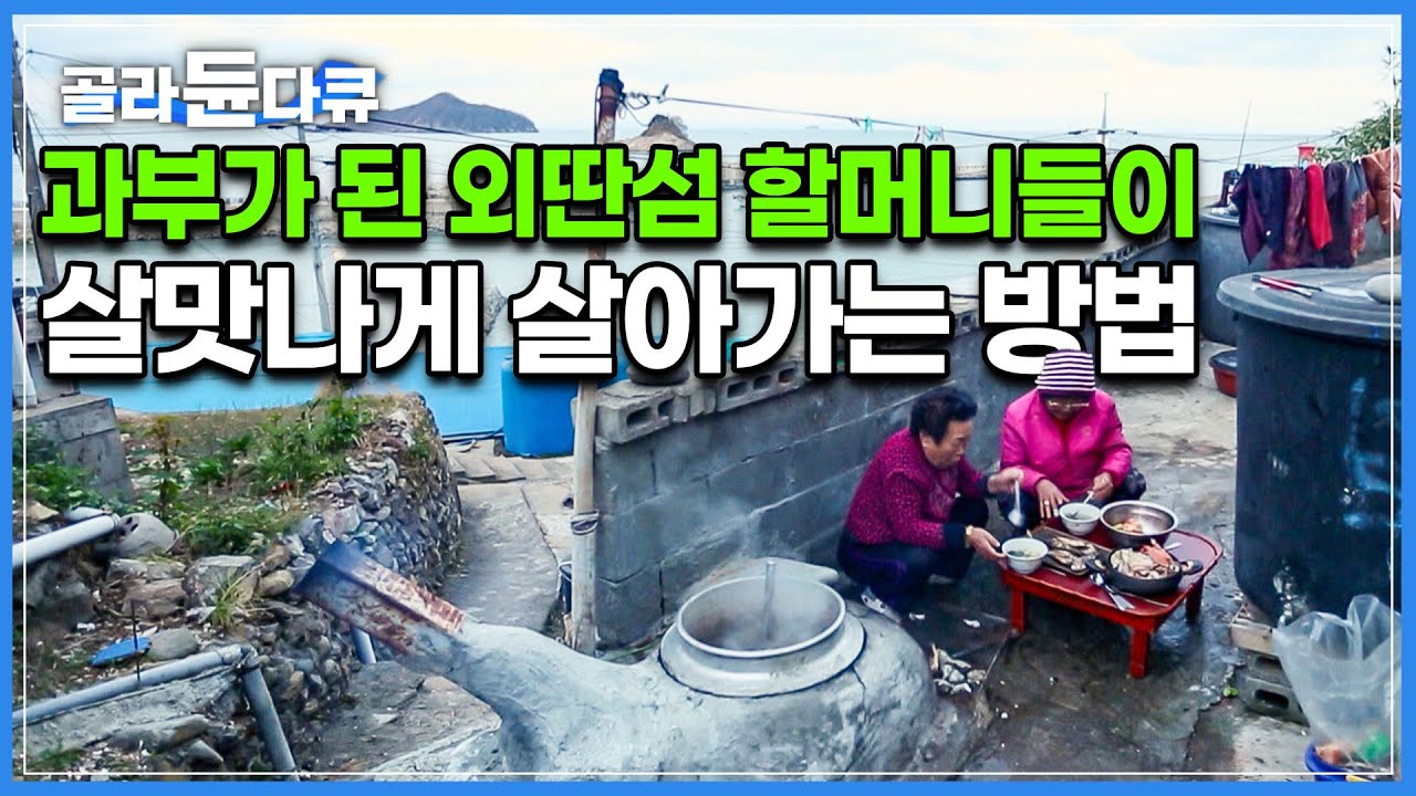 우리 노인 셋 전부 남편 잃은 과부지만, 기가막힌 인생을 사는중입니다│외딴섬 녹도에서 반평생 이상 함께 살아온 할머니들만의 인생 제대로 즐기는 법│한국기행│#골라듄다큐